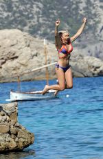 CAPRICE BOURRET in Bikini at a Beach in Ibiza 08/23/2021