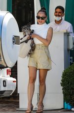 CARA SANTANA at San Vicente Bungalows in West Hollywood 08/02/2021