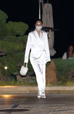 CARA SANTANA Out for Birthday Dinner at Nobu in Malibu 08/17/2021
