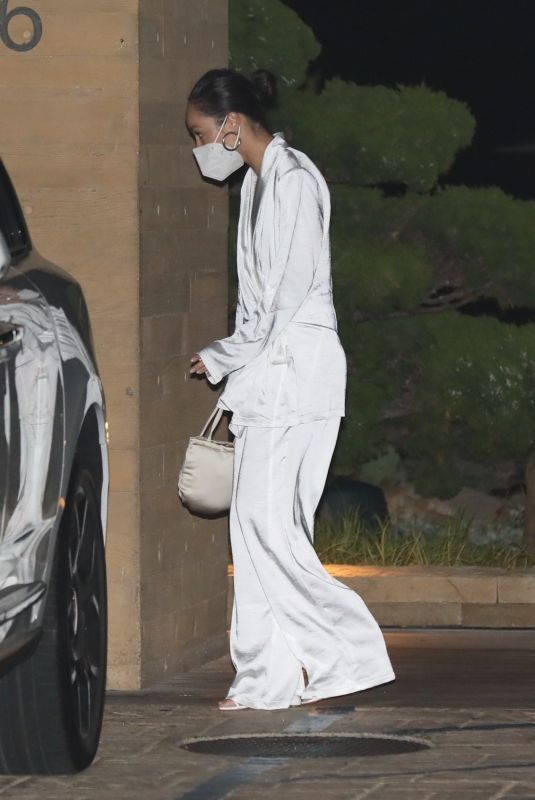 CARA SANTANA Out for Birthday Dinner at Nobu in Malibu 08/17/2021