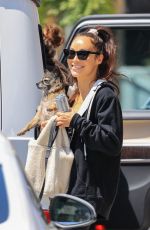 CARA SANTANA Out with Her Dog in West Hollywood 08/10/2021
