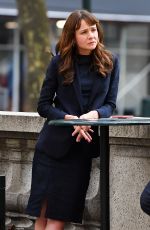 CAREY MULLIGAN on the Set of She Said in Bryant Park in New York 08/17/2021