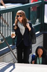 CAREY MULLIGAN on the Set of She Said in New York 07/31/2021