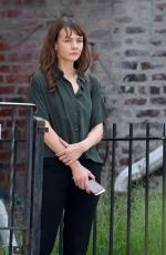 CAREY MULLIGAN on the Set of She Said in New York 08/30/2021