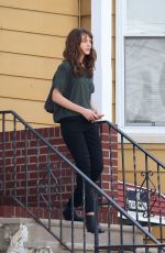 CAREY MULLIGAN on the Set of She Said in New York 08/30/2021