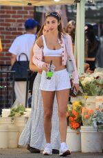 CHANTEL JEFFRIES Shopping at Farmers Market In West Hollywood 08/29/2021