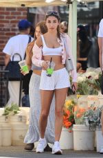 CHANTEL JEFFRIES Shopping at Farmers Market In West Hollywood 08/29/2021