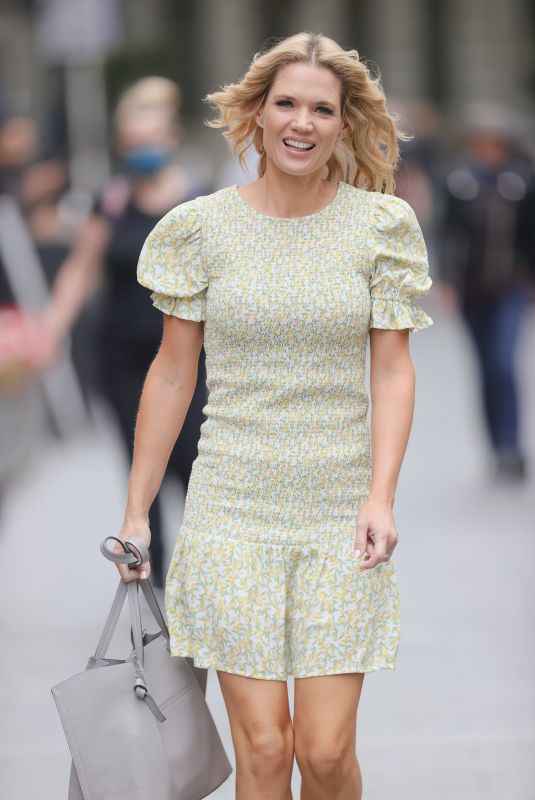 CHARLOTTE HAWKINS at Classic FM Radio in London 08/26/2021