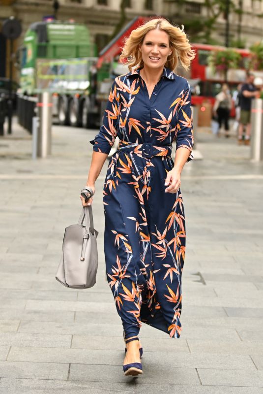 CHARLOTTE HAWKINS at Global Radio Studios in London 08/18/2021
