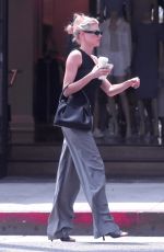 CHARLOTTE MCKINNEY Out for Coffee in Beverly Hills 08/23/2021