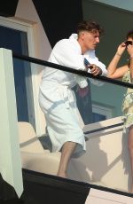 CHLOE FERRY at a Balcony of Her Hotel Room in Ibiza 08/04/2021