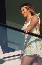 CHLOE FERRY at a Balcony of Her Hotel Room in Ibiza 08/04/2021