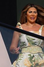 CHLOE FERRY at a Balcony of Her Hotel Room in Ibiza 08/04/2021