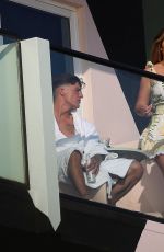 CHLOE FERRY at a Balcony of Her Hotel Room in Ibiza 08/04/2021