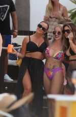 CHLOE FERRY in Bikini at a Beach Club in Ibiza 08/02/2021