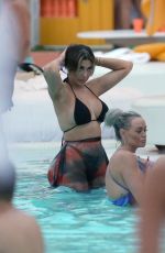CHLOE FERRY in Bikini at a Beach Club in Ibiza 08/02/2021