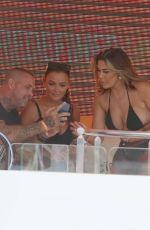 CHLOE FERRY in Bikini at a Beach Club in Ibiza 08/02/2021