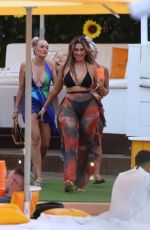 CHLOE FERRY in Bikini at a Beach Club in Ibiza 08/02/2021