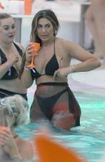CHLOE FERRY in Bikini at a Beach Club in Ibiza 08/02/2021