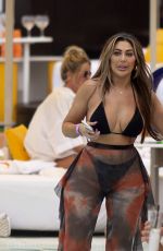 CHLOE FERRY in Bikini at a Beach Club in Ibiza 08/02/2021