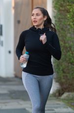 CHLOE GOODMAN Out Jogging in Hove 08/25/2021