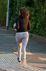 CHLOE GOODMAN Out Jogging in Hove 08/25/2021