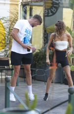 CHLOE VEITCH and Harry Jowsey Out for Breakfast in Los Angeles 08/10/2021