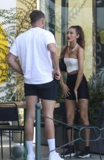 CHLOE VEITCH and Harry Jowsey Out for Breakfast in Los Angeles 08/10/2021