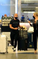 CHRISHELL STAUSE, MARY FOITZGERALD, TINA LOUISE and Jason Oppenheim at LAX Airport 08/09/2021