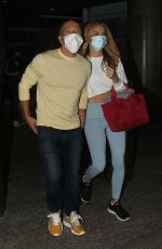 CHRISHELL STAUSE, MARY FOITZGERALD, TINA LOUISE and Jason Oppenheim at LAX Airport 08/09/2021