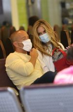 CHRISHELL STAUSE, MARY FOITZGERALD, TINA LOUISE and Jason Oppenheim at LAX Airport 08/09/2021