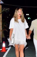 CHRISSY TEIGEN and John Legend at Dinner Date in New York 08/19/2021
