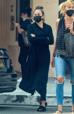 CHRISSY TEIGEN at Anastasia Beauty Salon and Spa in Beverly Hills 08/24/2021