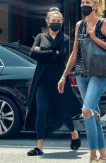 CHRISSY TEIGEN at Anastasia Beauty Salon and Spa in Beverly Hills 08/24/2021