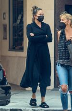 CHRISSY TEIGEN at Anastasia Beauty Salon and Spa in Beverly Hills 08/24/2021