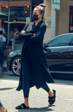 CHRISSY TEIGEN at Anastasia Beauty Salon and Spa in Beverly Hills 08/24/2021