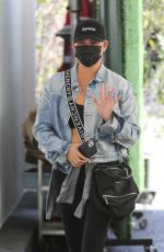 CHRISSY TEIGEN Out and About in West Hollywood 08/27/2021