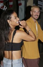 CHRISTINA MILIAN and Matt Pokora at Opera Restaurant in Saint-Tropez 08/03/2021