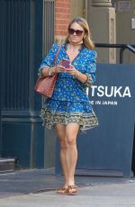 CHRISTINE TAYLOR Out in New York 08/25/2021