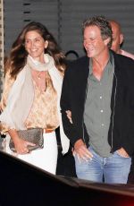 CINDY CRAWFORD and Rande Gerber at Nobu in Malibu 08/24/2021