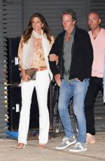 CINDY CRAWFORD and Rande Gerber at Nobu in Malibu 08/24/2021