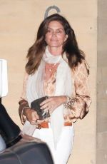 CINDY CRAWFORD and Rande Gerber at Nobu in Malibu 08/24/2021