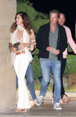 CINDY CRAWFORD and Rande Gerber at Nobu in Malibu 08/24/2021