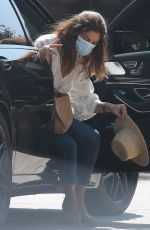 CINDY CRAWFORD Arrives at Soho House in Malibu 08/12/2021