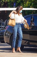 CINDY CRAWFORD Arrives at Soho House in Malibu 08/12/2021