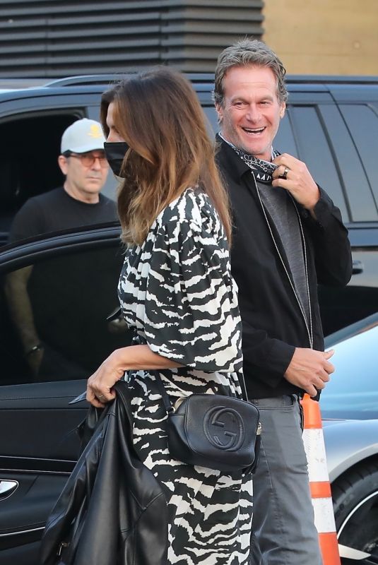 CINDY CRAWFORD at Nobu in Malibu 08/19/2021
