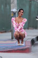 CJ FRANCO Out on Sunset Boulevard in Los Angeles 08/02/2021