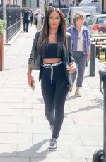 CLARISSE JULIETTE Arrives at Heat World Under the Duvet TV Show in London 08/19/2021
