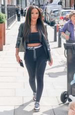 CLARISSE JULIETTE Arrives at Heat World Under the Duvet TV Show in London 08/19/2021