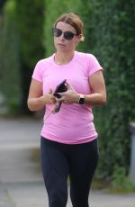COLEEN ROONEY Leaves Pilates Class in Alderley Edge 08/23/2021